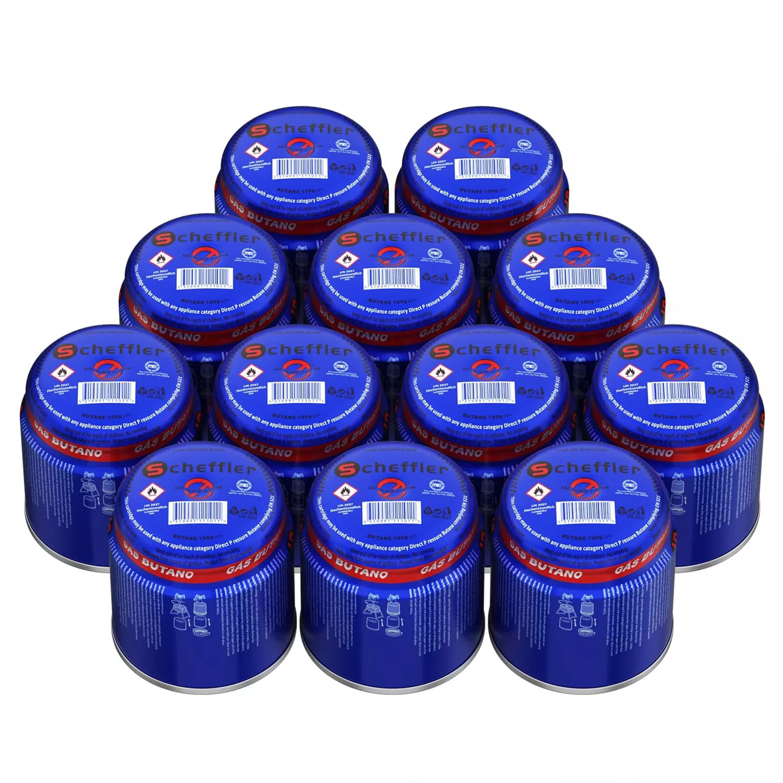 Gaskocher mit Stechgaskartuschen 190g Campingkocher Butangasbrenner für Camping