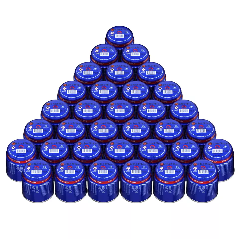 Gaskocher mit Stechgaskartuschen 190g Campingkocher Butangasbrenner für Camping