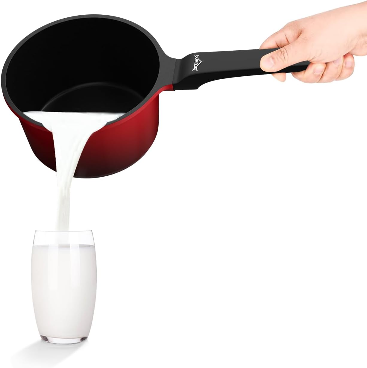 Induktionsgeeigneter HOMELUX Kochtopf für ölfreies, sicheres Kochen