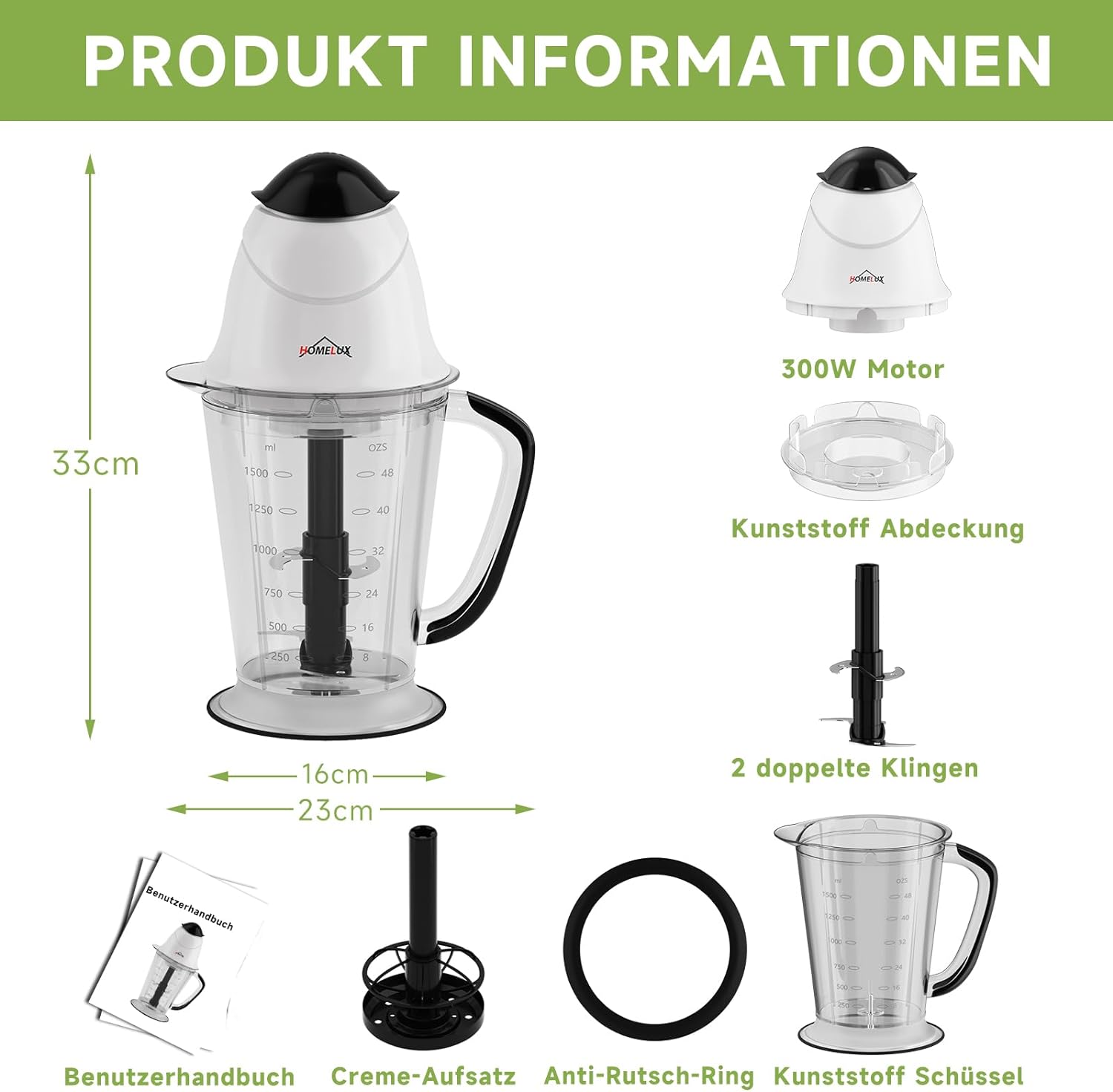 Kochtopf in verschiedenen Größen: 20 cm, 16 cm und 14 cm für flexible Portionen