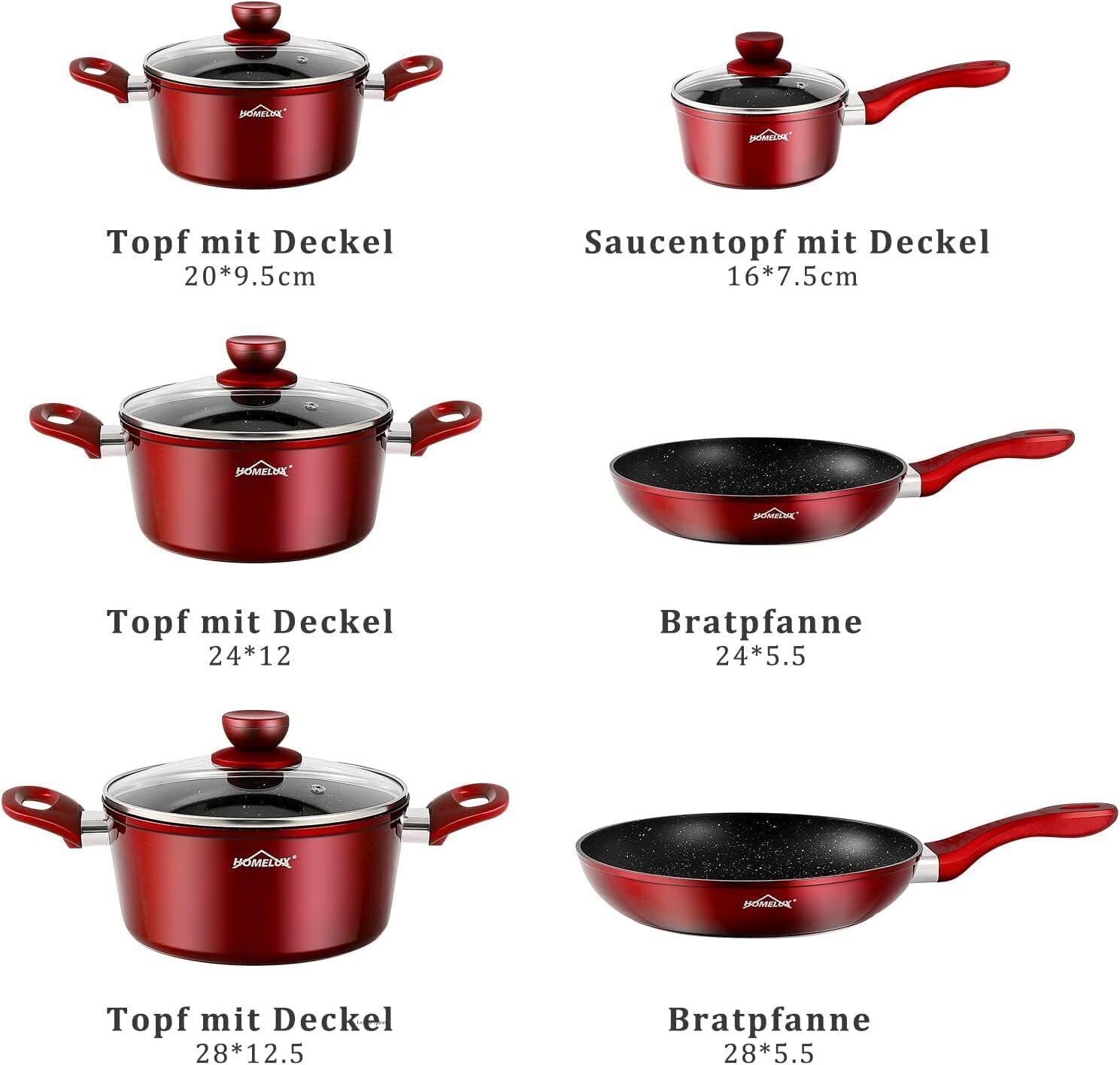 Praktisches Design mit hitzebeständigen Griffen für sicheres Kochen.