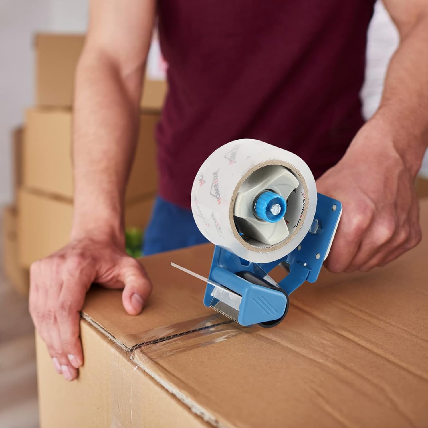 HOMELUX Klebeband - Hochhaft und reißfest für sicheres Verpacken