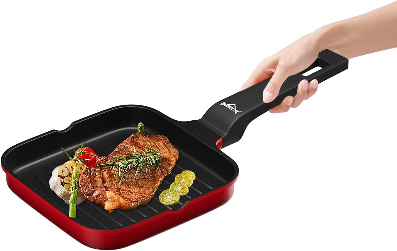 HOMELUX kleine Pfanne 14cm Bratpfanne Induktion, Non Stick Pan – Mini Bratpfanne - Induktionspfanne - crepe pfanne