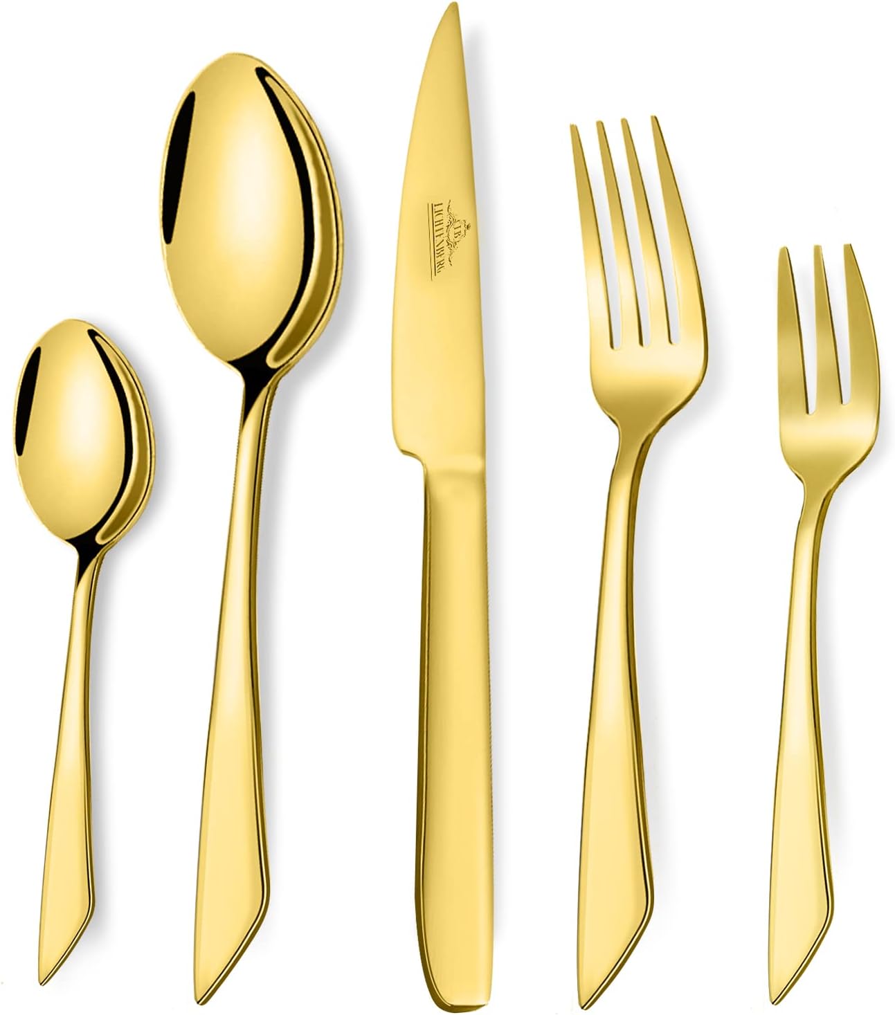 72-teiliges Besteckset aus glänzendem 18/10-Edelstahl für 12 Personen. Spülmaschinenfest & langlebig. Perfekt für jede Gelegenheit