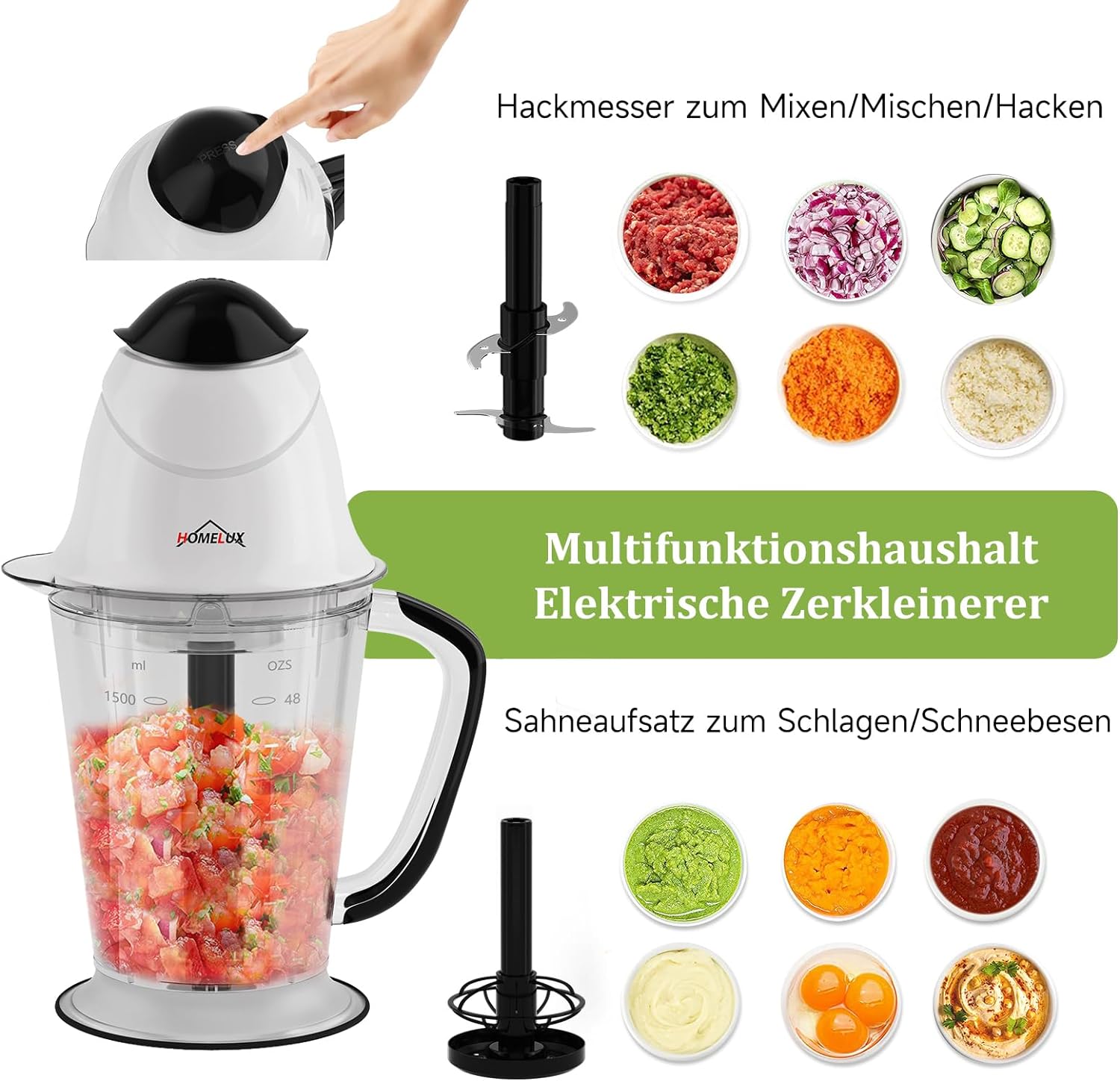 HOMELUX Gusseisen-Kochtopf, ideal für Induktionsherde und schnelle Erwärmung