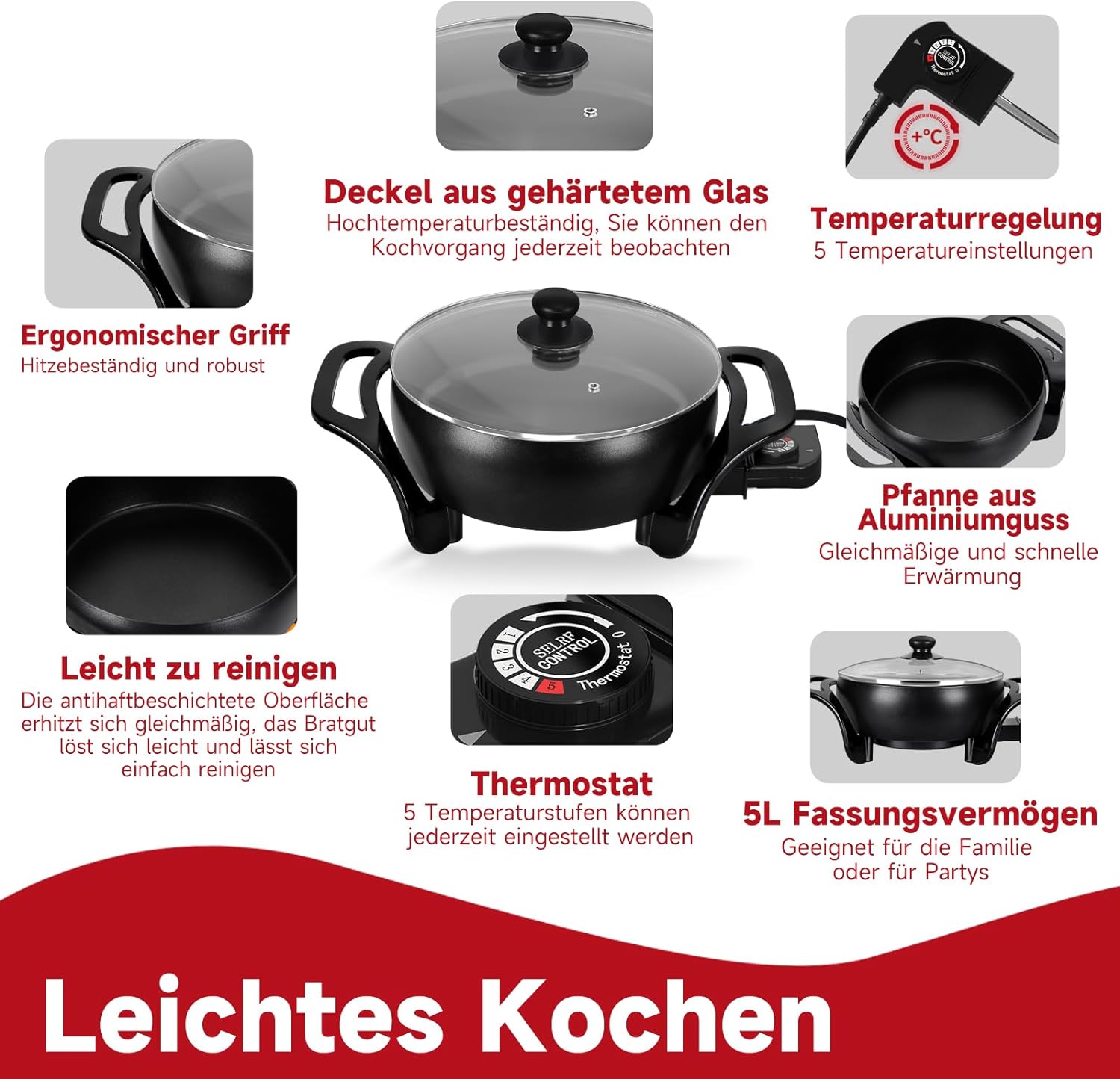 Gesunde und einfache Mahlzeiten – Ideal für fettfreies Braten und Grillen