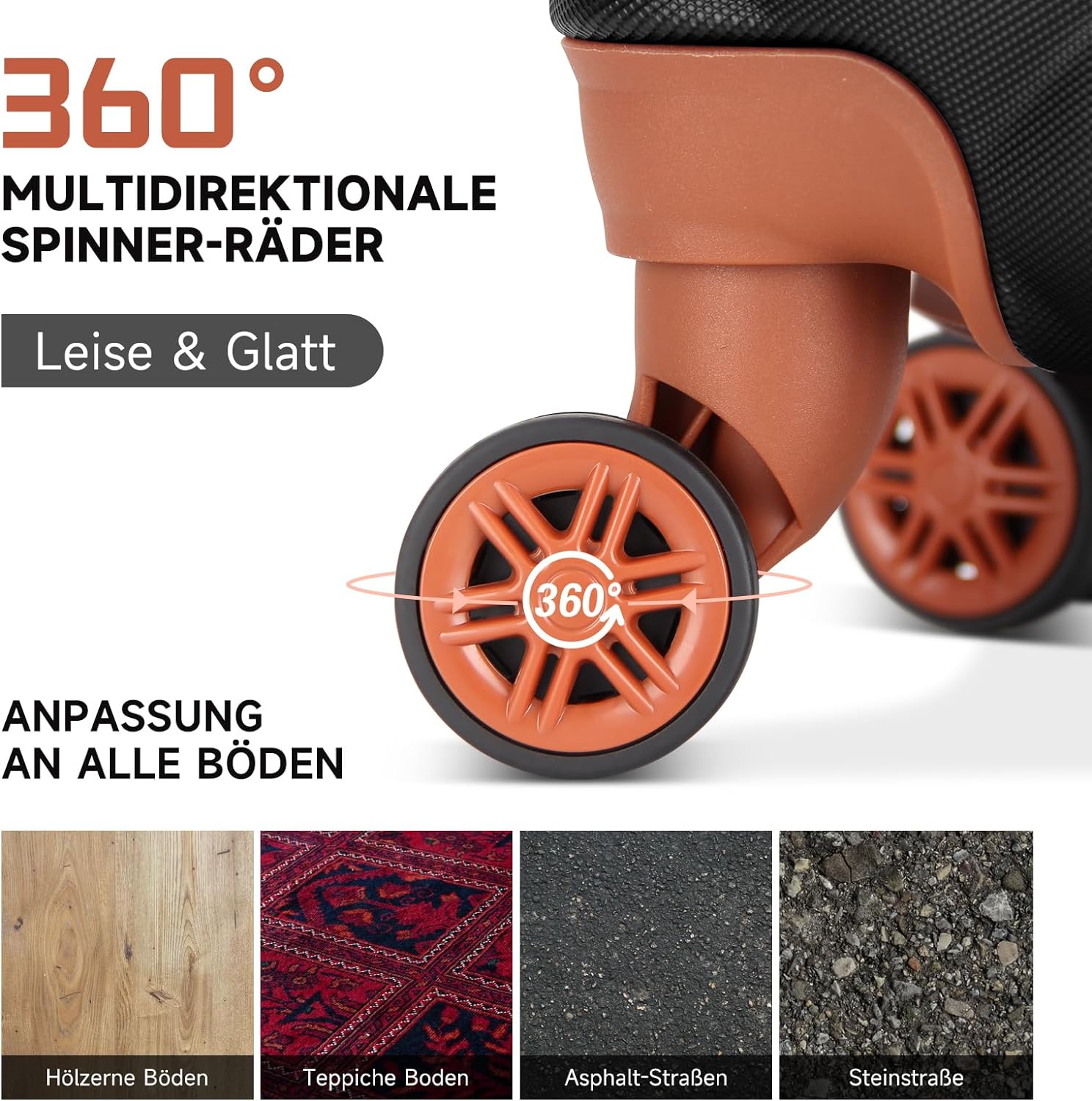 Reisekoffer-Set von HOMELUX mit ABS-Hartschale für extra Schutz