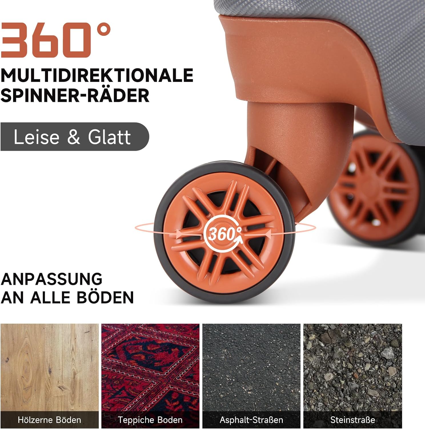 Leicht und langlebig – HOMELUX 3-teiliges Reisekofferset M-L-XL