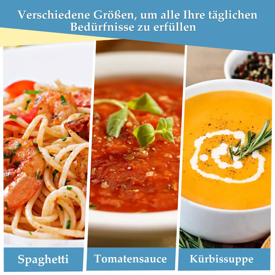 Scheffler Topfset mit Glasdeckel Kochtopf Set Induktions Töpfe Set, 2.2L/24cm,4L/28cm,6L,Töpfe Set, mit Antihaftbeschichtung