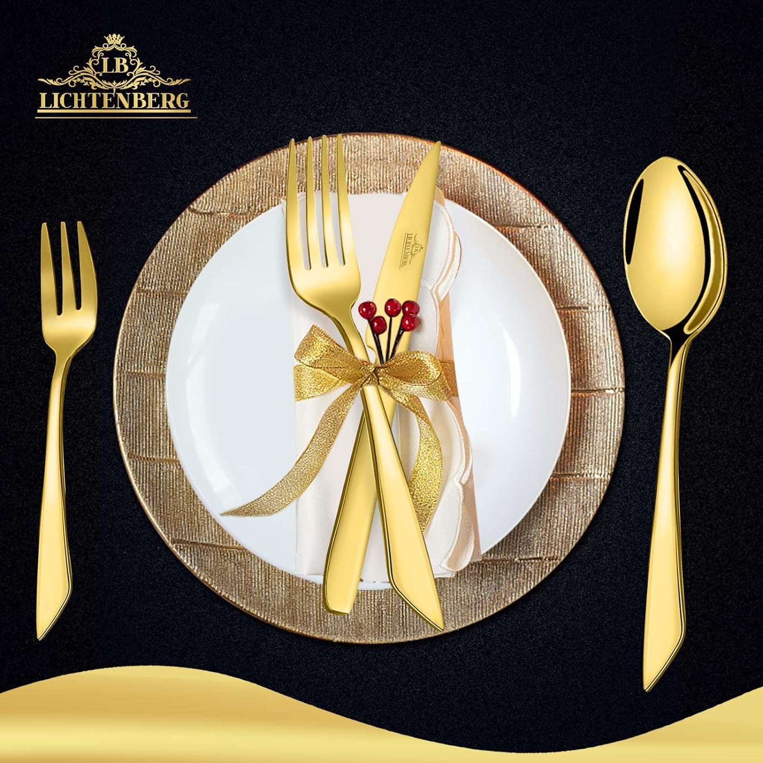 72-teiliges Besteckset aus glänzendem 18/10-Edelstahl für 12 Personen. Spülmaschinenfest & langlebig. Perfekt für jede Gelegenheit