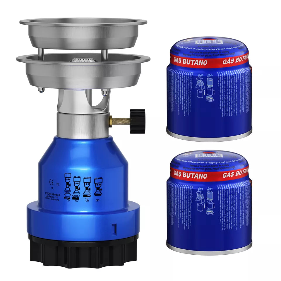 HOMELUX Gaskocher, Campingkocher, Camping Gaskocher, Gaskocher 1-flammig für Outdoor, Freizeit, Wanderung, Picknick Camping