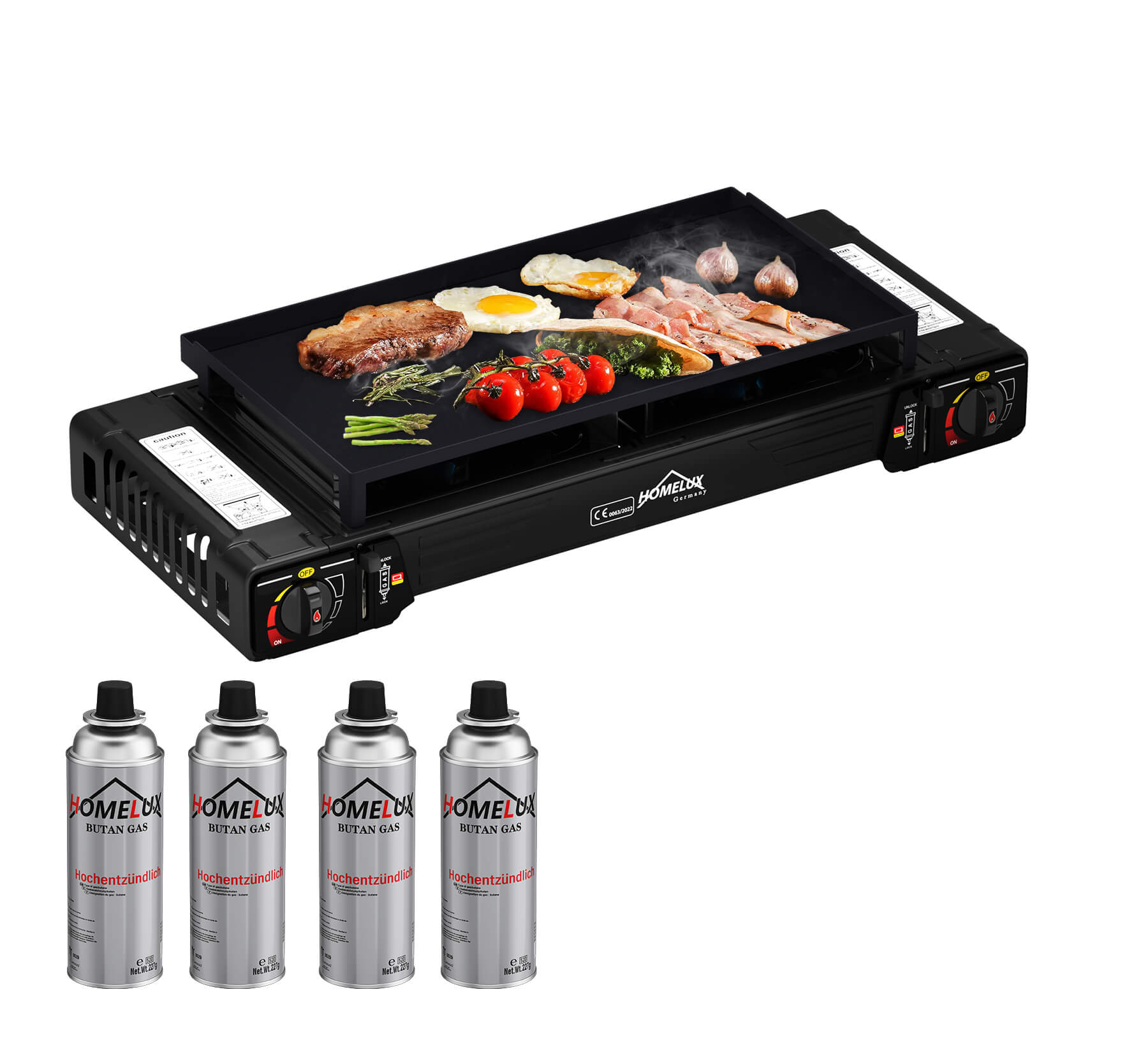 Robuster Campingkocher aus langlebigem Metall für Outdoor-Abenteuer