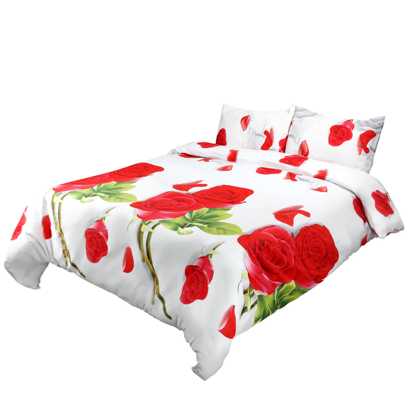 4-teiliges Bettwäsche-Set in mikrofaser