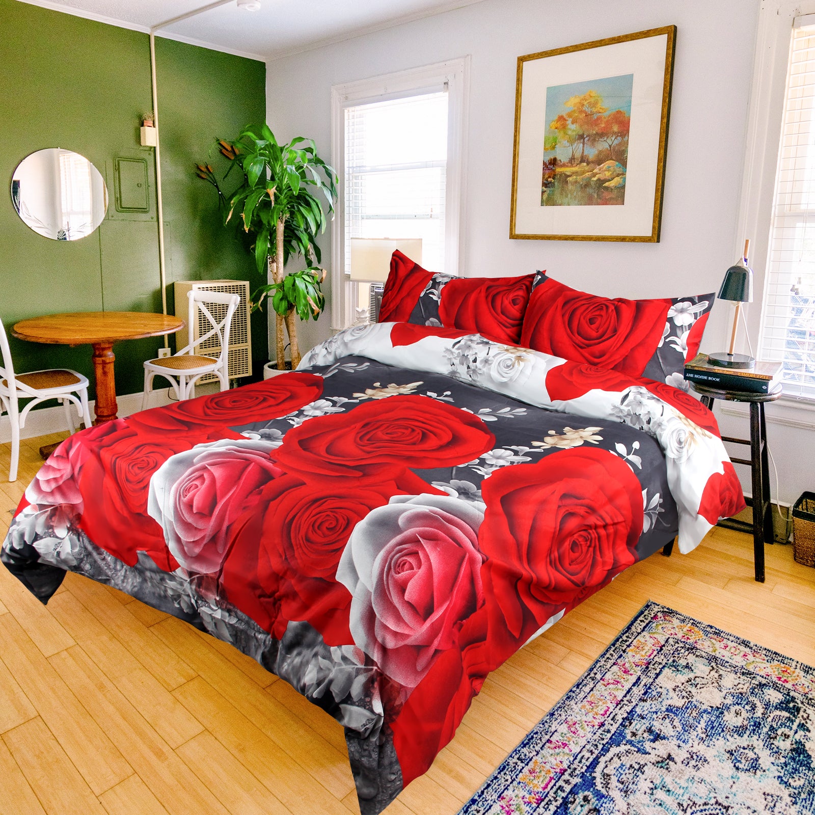 Bettwäsche 220x240 in trendigen Farben und schlichter Streifenoptik für stilvolles Ambiente