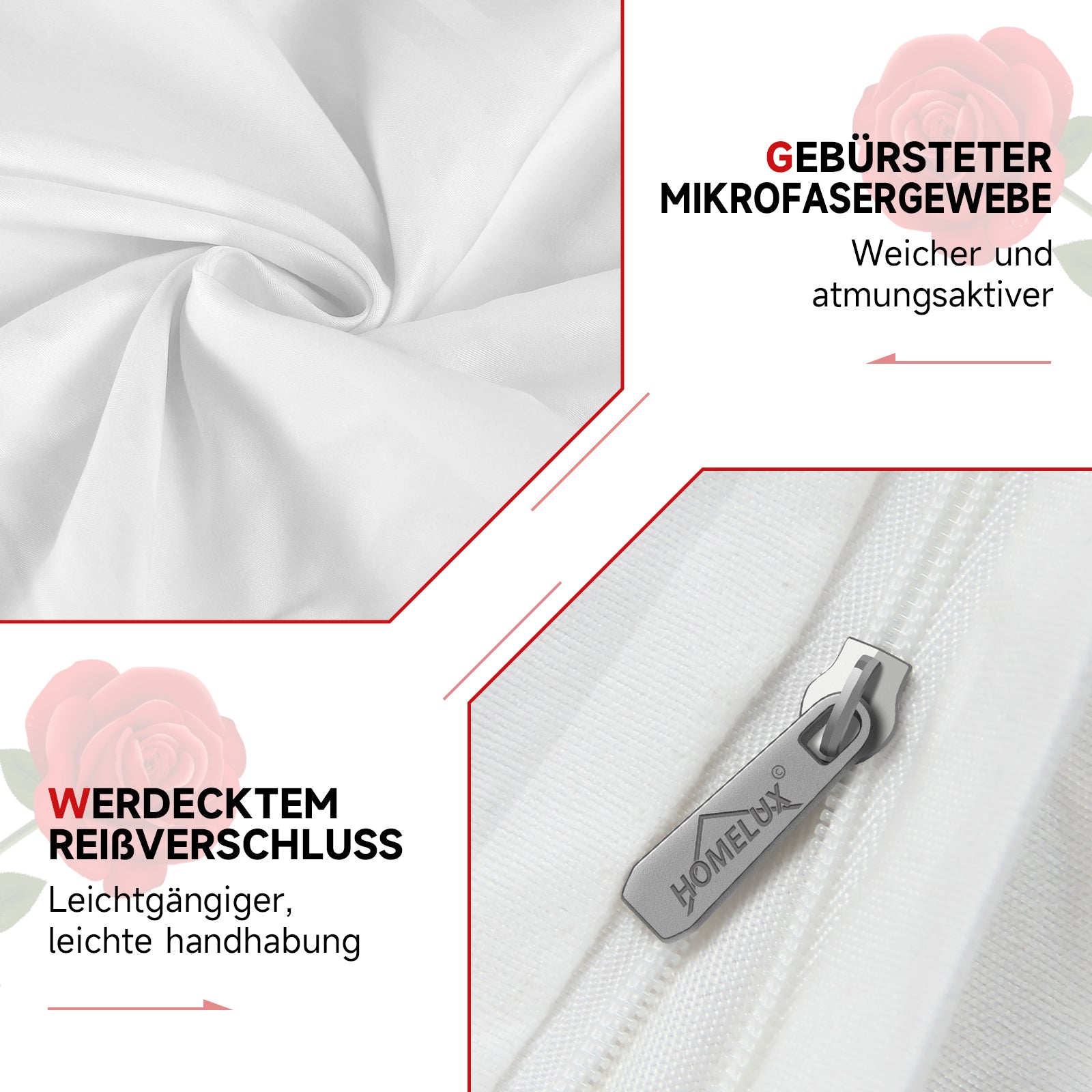 Bettwäsche-Set mit strapazierfähiger Mikrofaser – Perfekt für den täglichen Einsatz