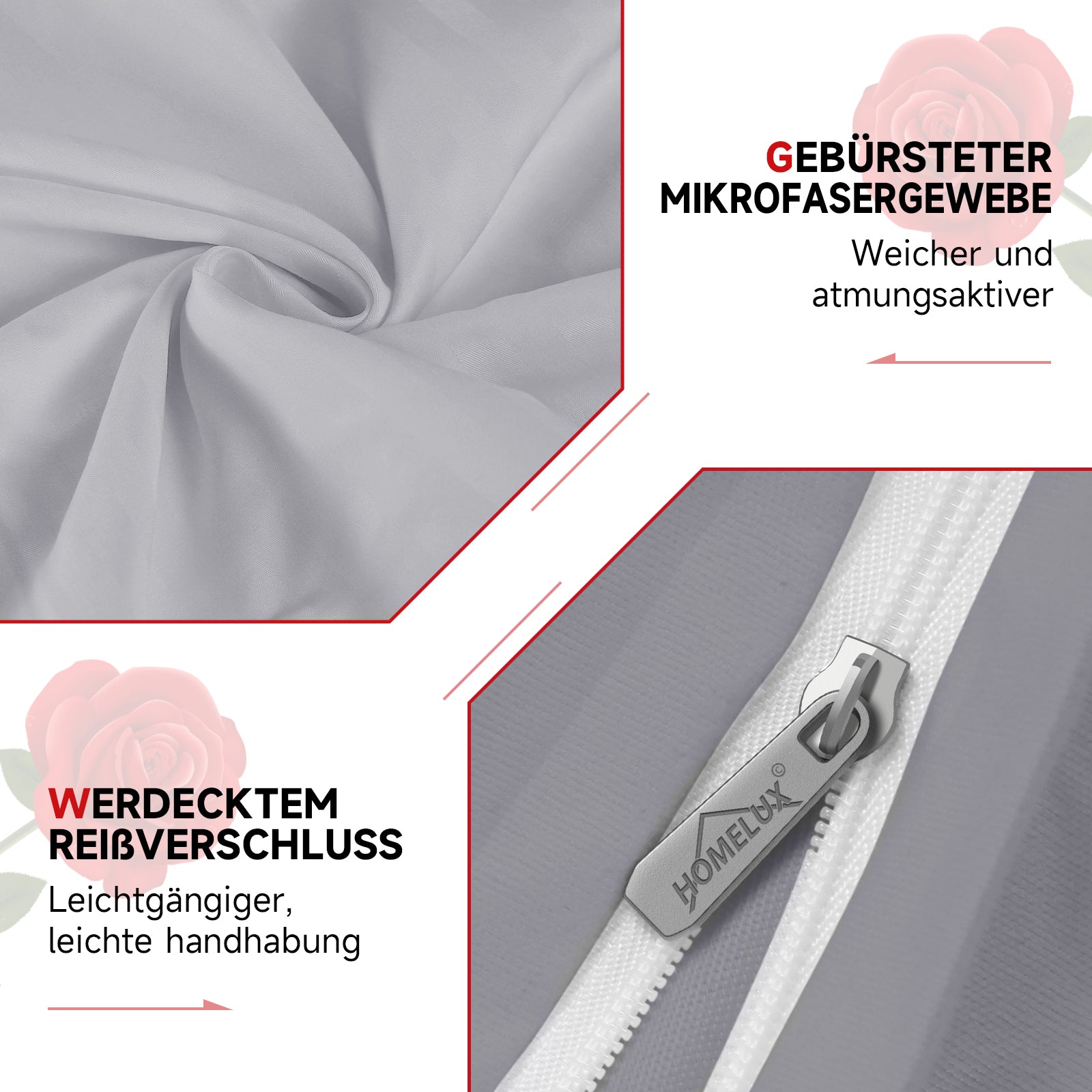 Bettwäsche Set, mit Kundenservice-Unterstützung