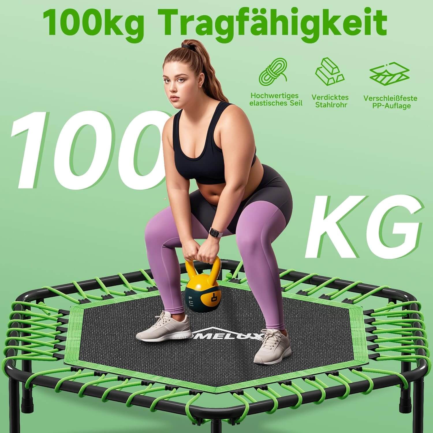 HOMELUX Indoor-Trampolin mit robuster Konstruktion