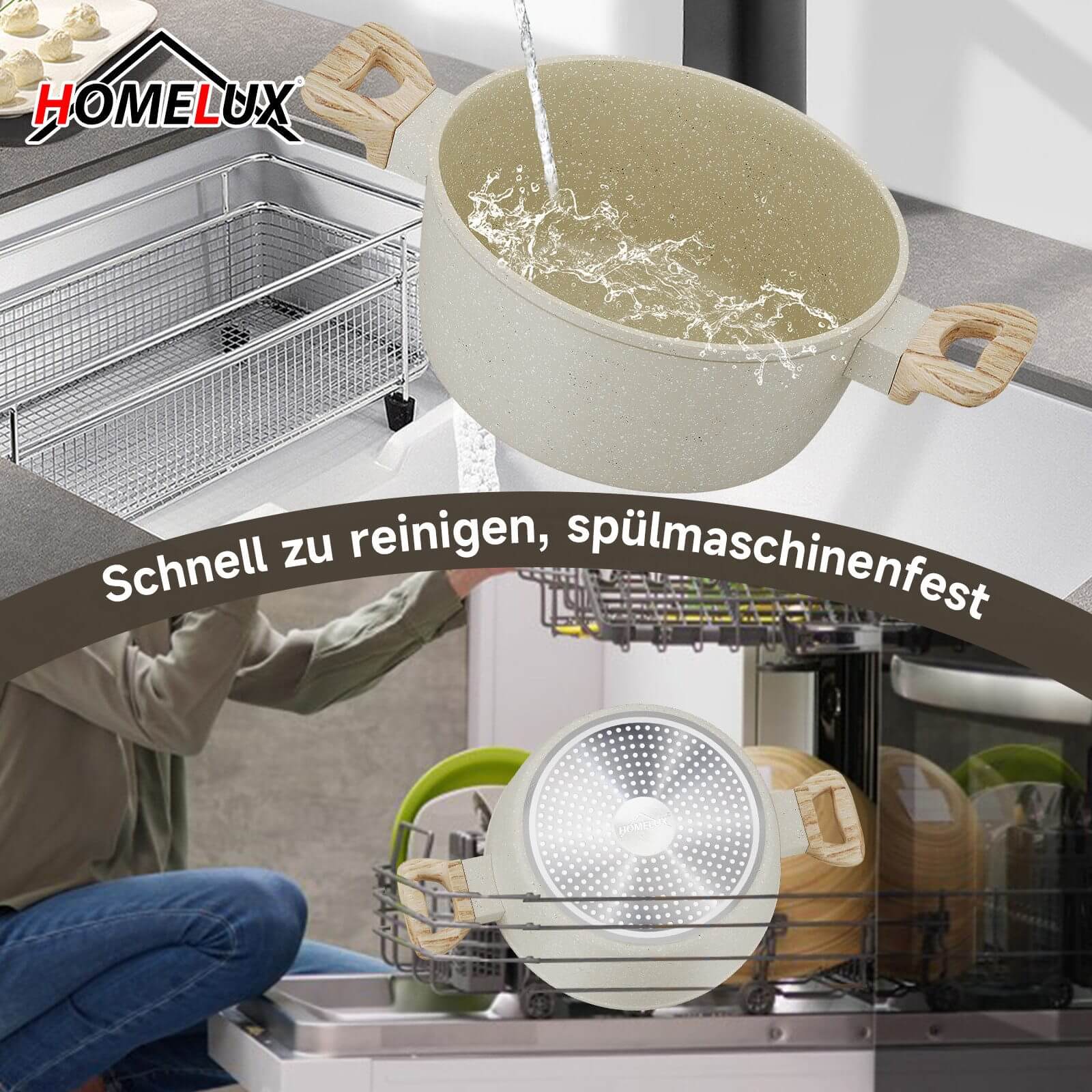 Energiesparendes Kochgeschirr aus Aluminiumdruckguss