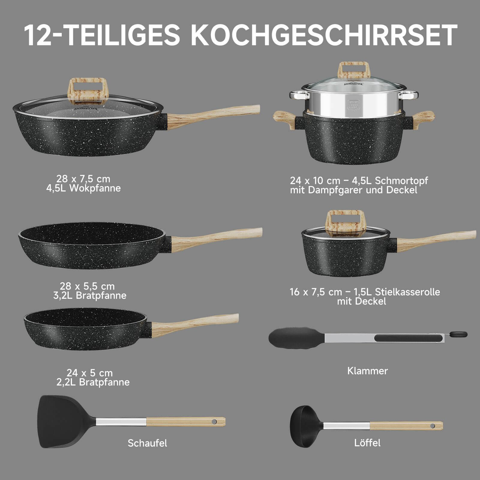 Bruchfester Glasdeckel für sicheres Sichtkochen