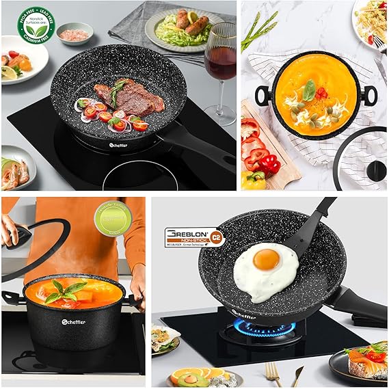 Glasdeckel mit Edelstahlgriff - HOMELUX Topf