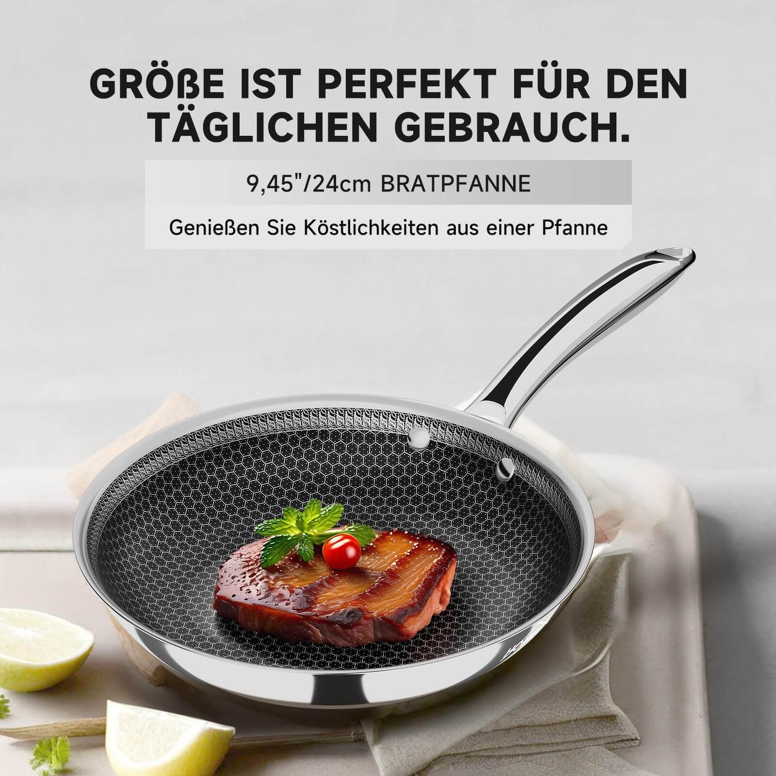 Vom Michelin-Koch empfohlenes professionelles Kochgeschirr-Set