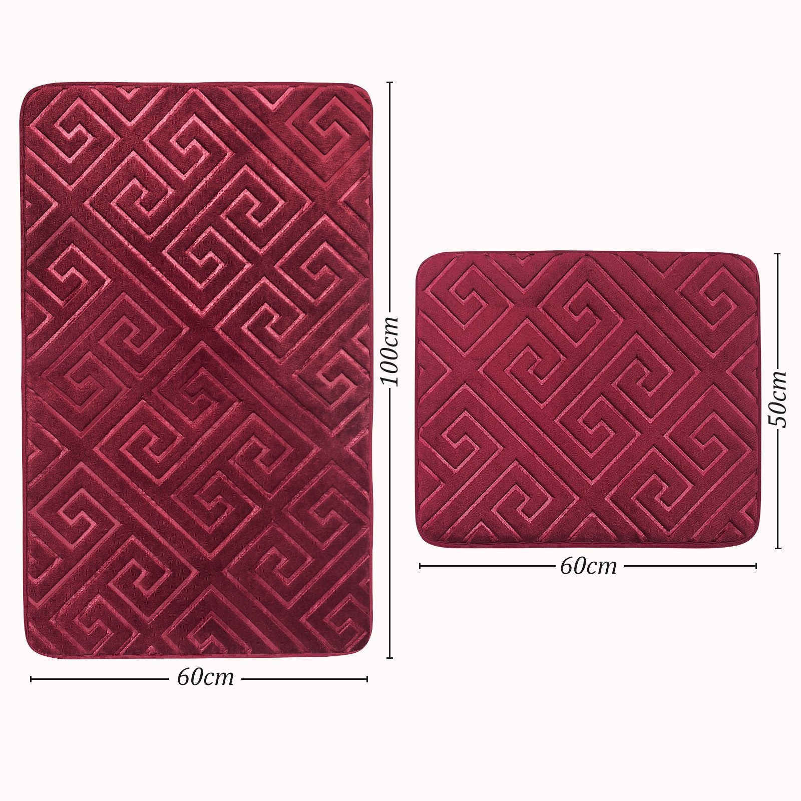 HOMELUX Badematten Set - 2-teilig für Komfort und Sicherheit