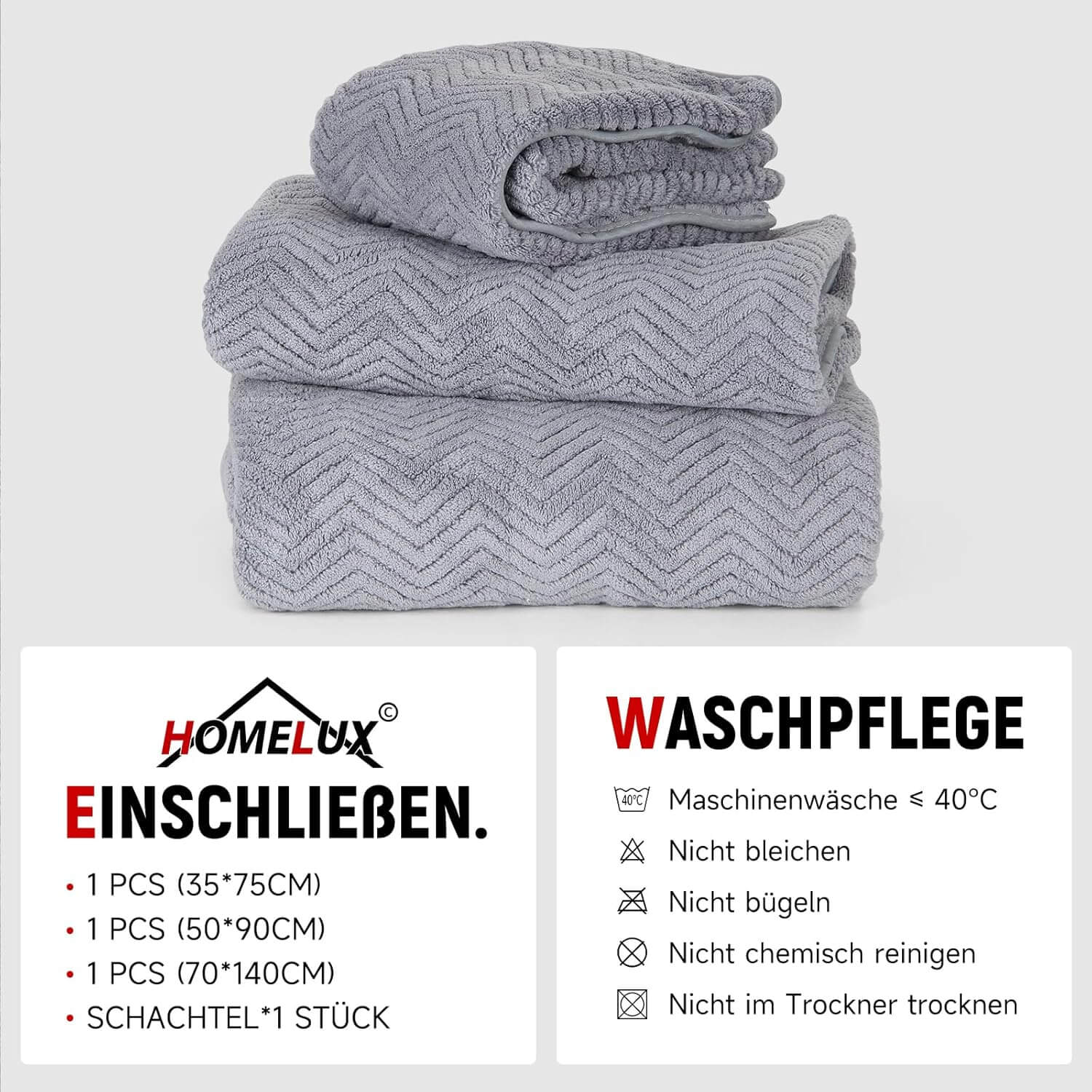Weiches & saugstarkes Handtuch-Set für jede Gelegenheit