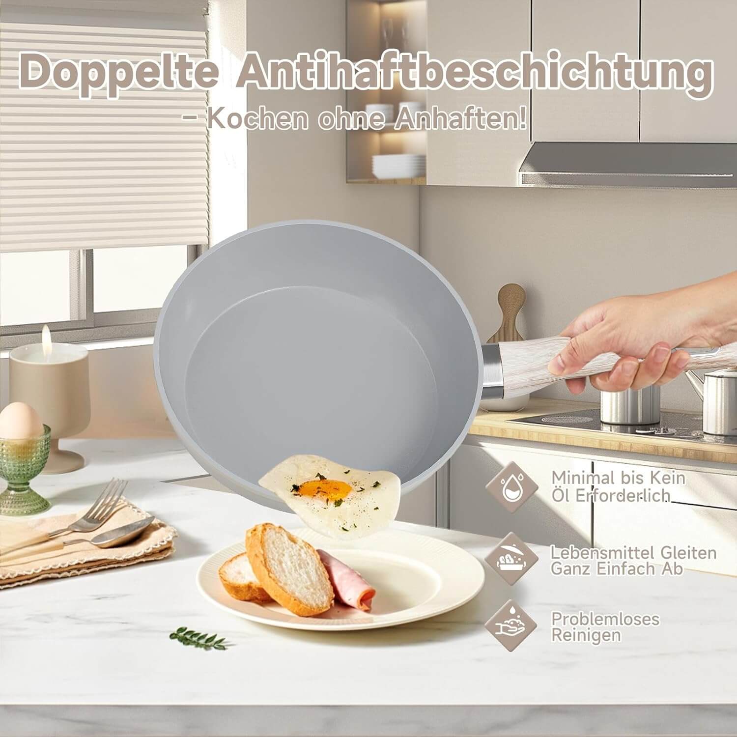 Gleichmäßige Wärmeverteilung Bratpfanne für perfekte Ergebnisse