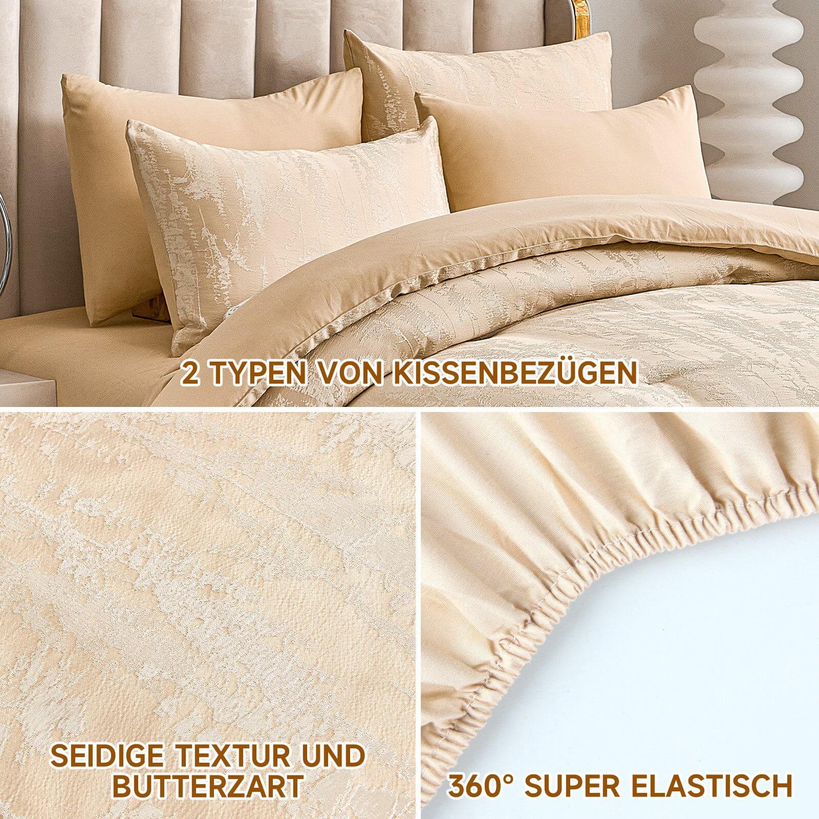 HOMELUX Bettwäsche Set 180x200 – Pflegeleicht und perfekt für jedes moderne Schlafzimmer