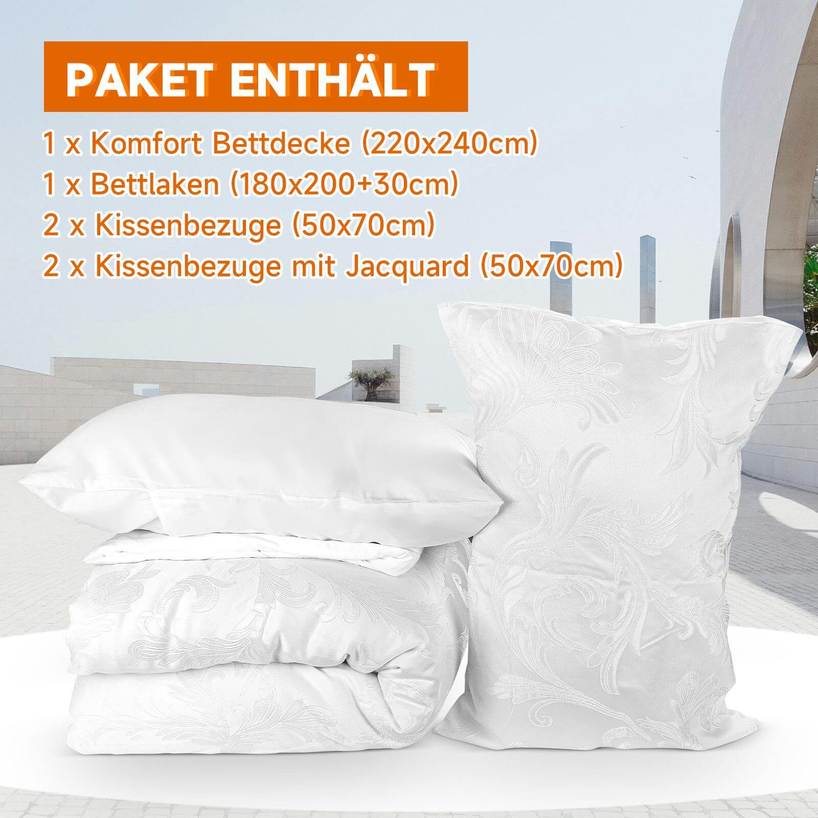 Komfort und Stil – HOMELUX Bettwäsche Set 180x200 mit hochwertiger Mikrofaser