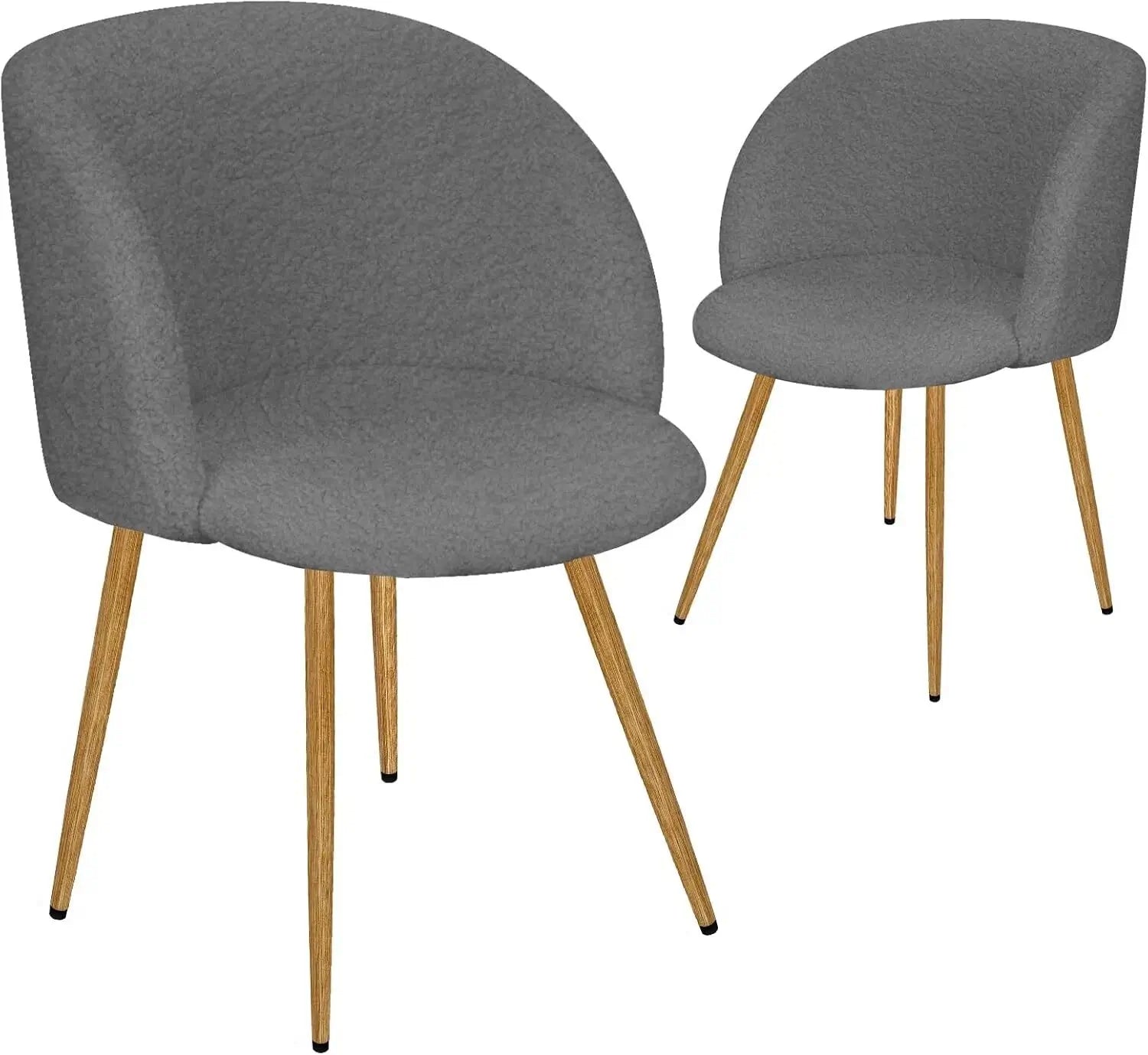 2er Set komfortable Stühle mit schwarzem Rahmen