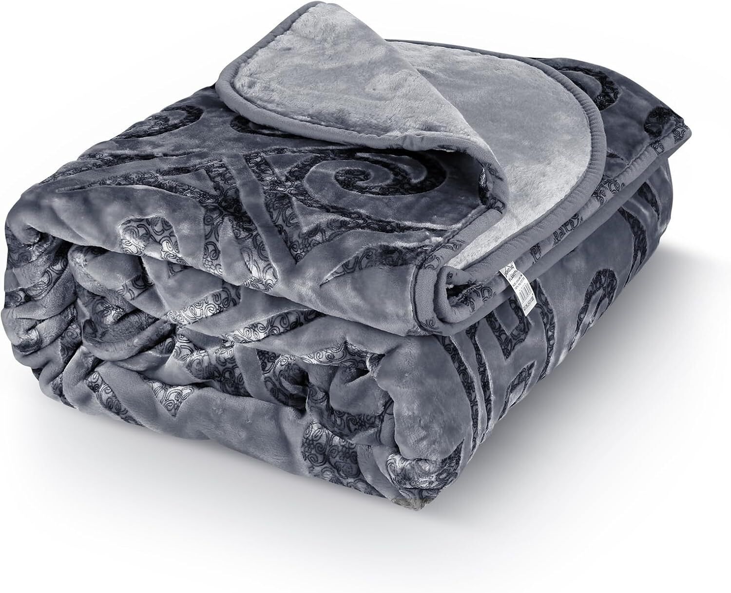 Sanftes Heimat-Fleece Bett-Wohndecke, Flauschig, 200x240cm