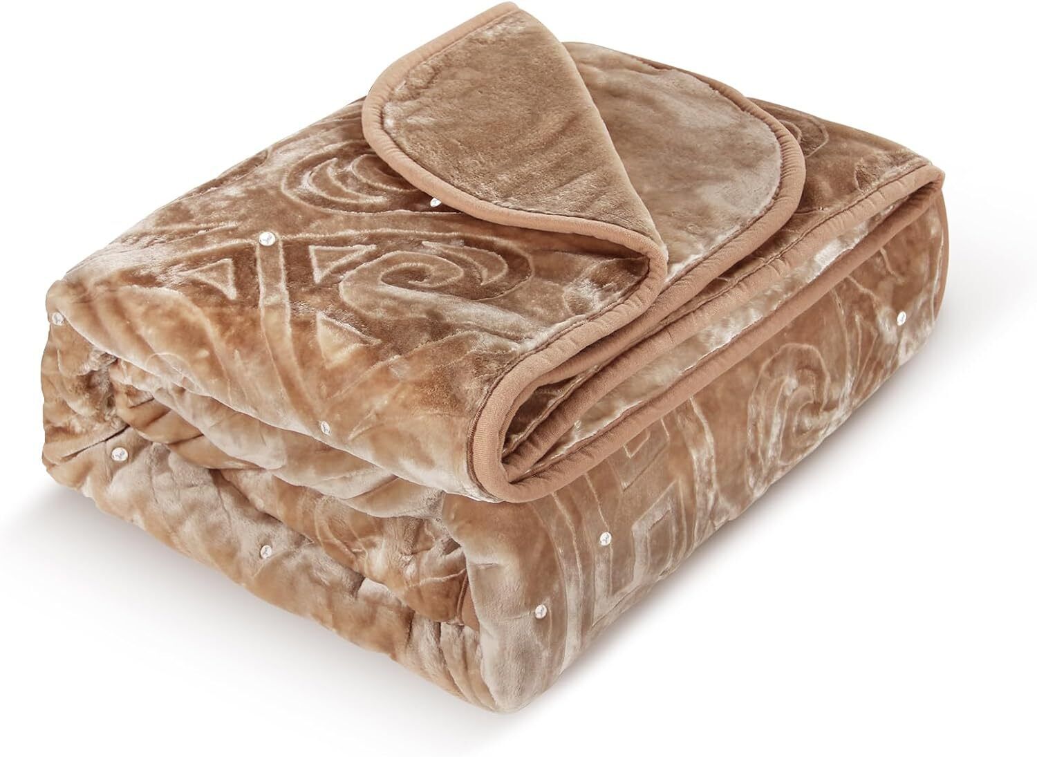 Flauschige Bett-Wohndecke, Heimat-Fleece, 200x240cm