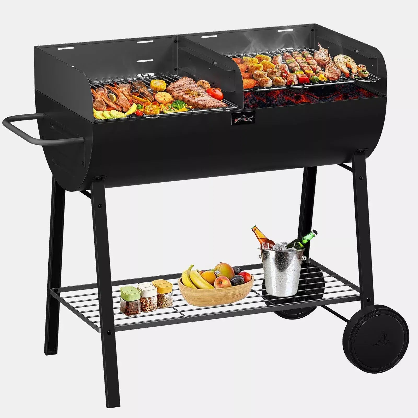 Flexibler BBQ-Grill für Terrasse und Balkon