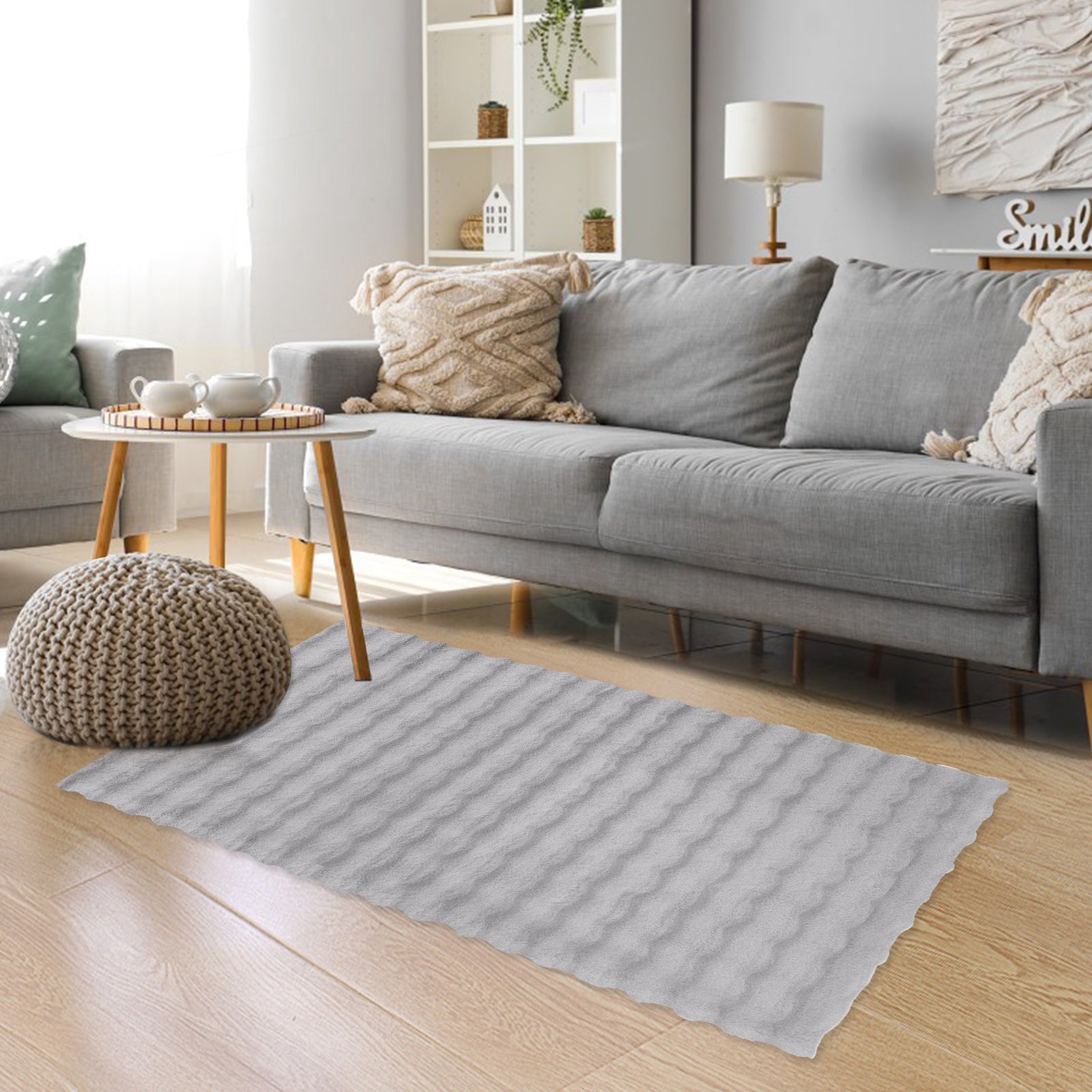 HOMELUX Superweicher Kunstfell Teppich, rutschfest & dekorativ. Idealer Hochflor für Wohnzimmer, Schlafzimmer & Fußbodenheizung geeignet