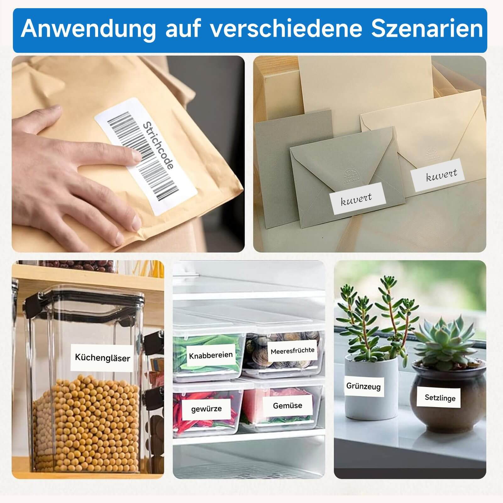 A4-Etiketten für schnellen und einfachen Druck