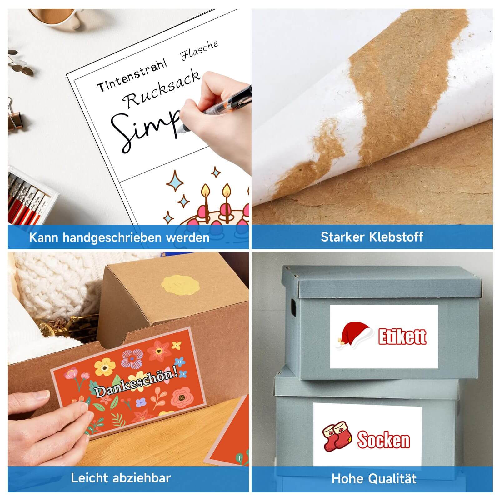 Mattierte Aufkleber für Tintenstrahldrucker – perfekte Druckqualität ohne Schmieren