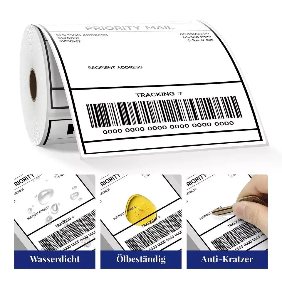 Hochleistungs-Thermoetiketten mit starkem Klebstoff