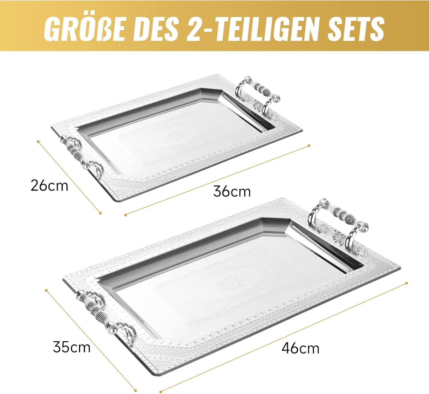 Vielseitige HOMELUX Tabletts – von der Küche bis ins Badezimmer einsetzbar