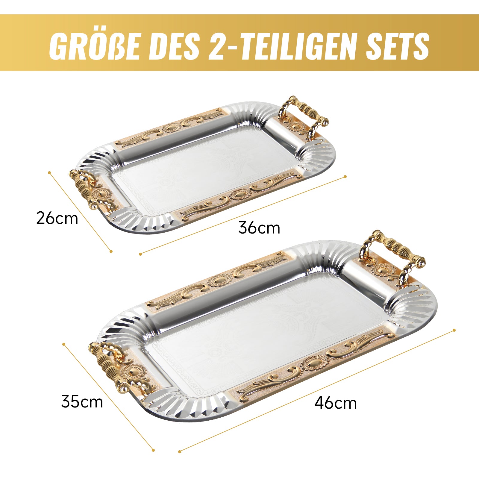 Homelux Tablett-Set – die perfekte Lösung für Bankette und Partys