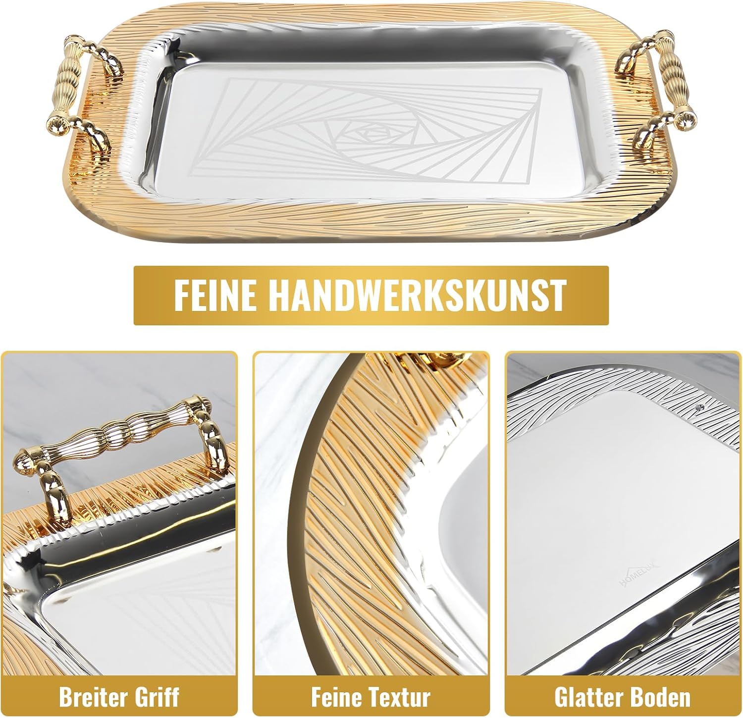 Funktionales HOMELUX Tablett für kreative Weihnachtsdekorationen