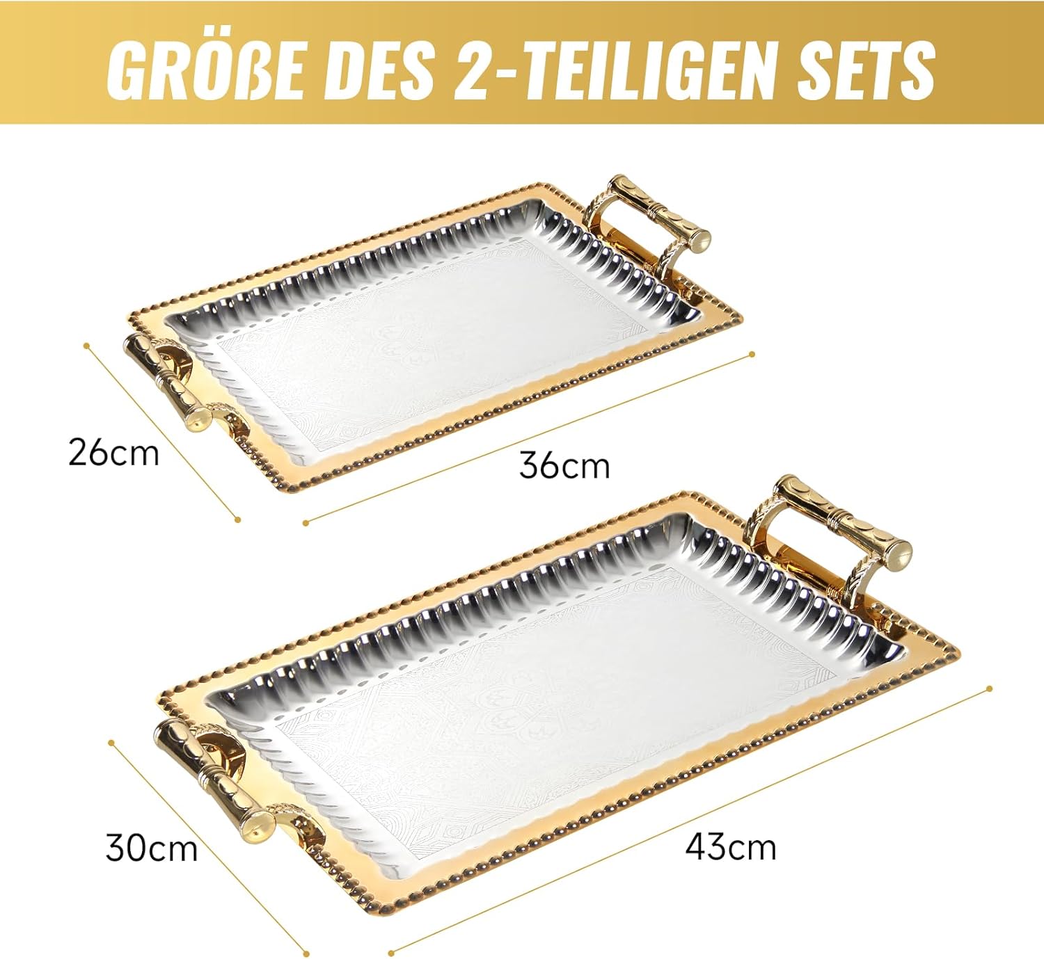 HOMELUX Tabletts – ideal für Küchenorganisation und Servieren