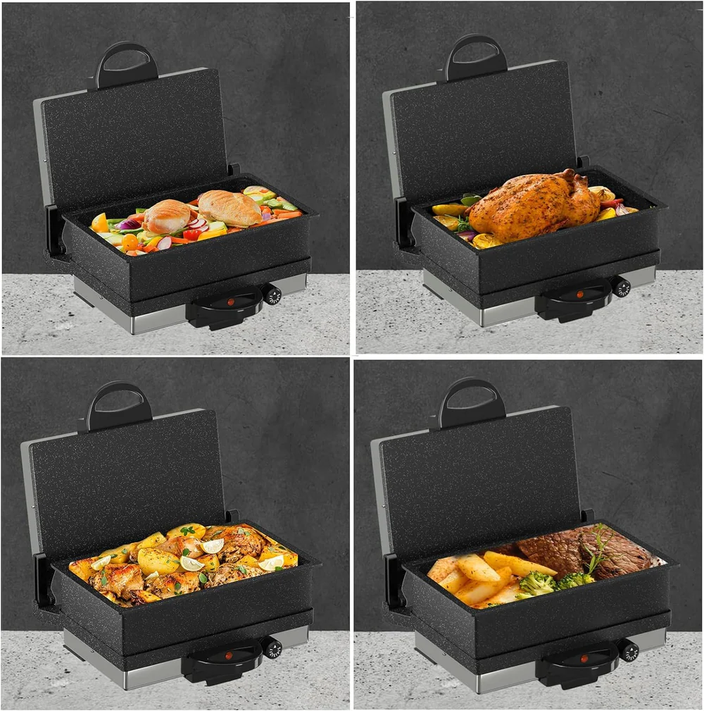 2000W Kontaktgrill: Edelstahl, Antihaft, Multi-Grill & Brotmaschine