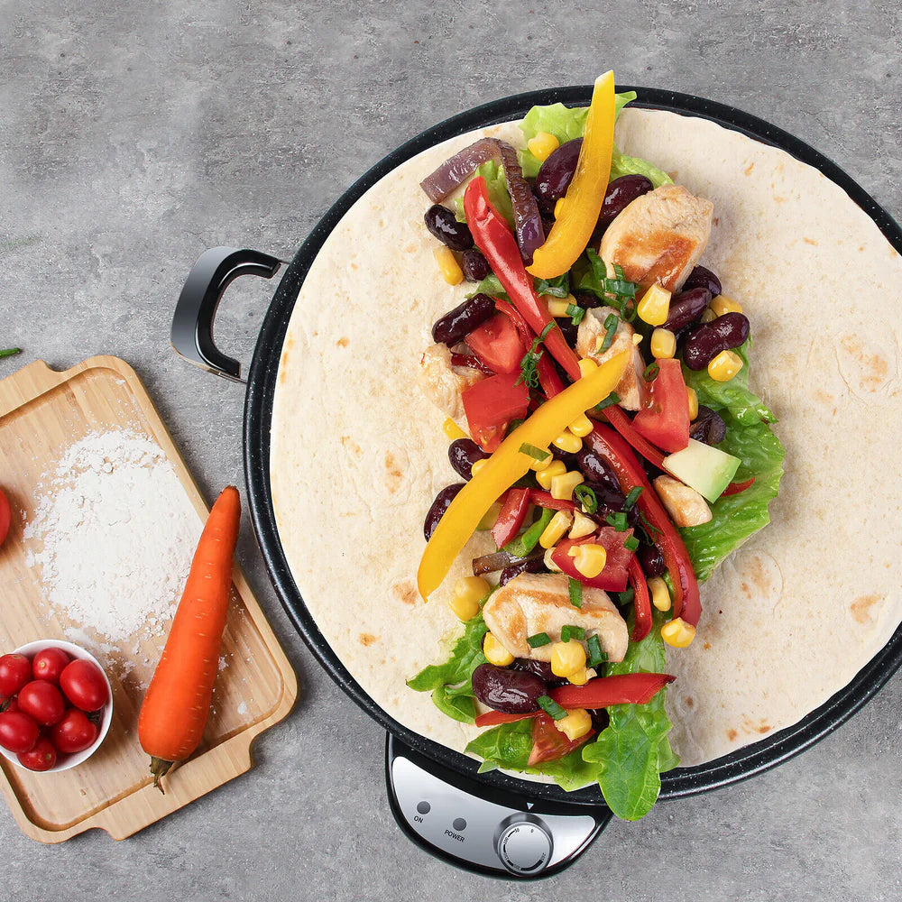 Flatbread Baker 50 cm Machine, 2300W 230V Pancake Maker, Non-stick Coating