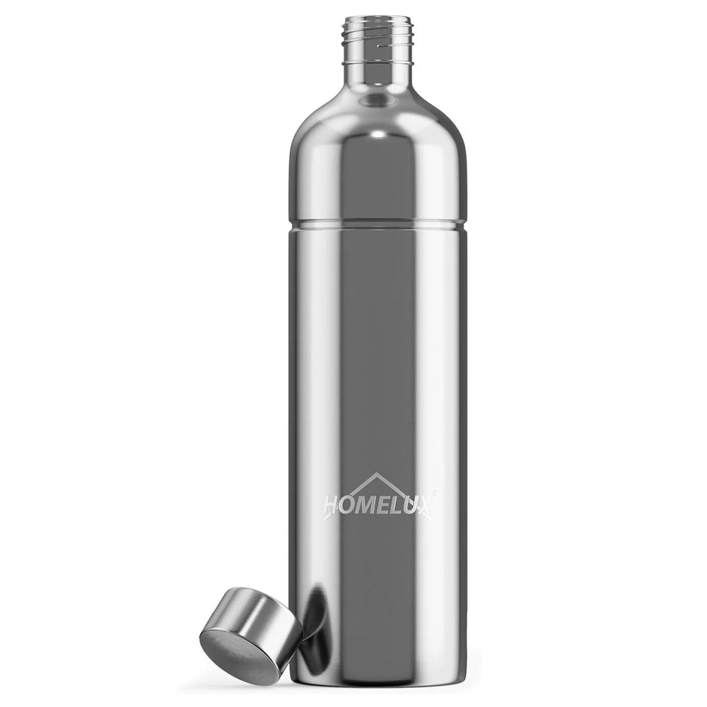 Edelstahl Flasche 316, HOMELUX, 1L PET-Flaschen, Sprudelwasser Maschine