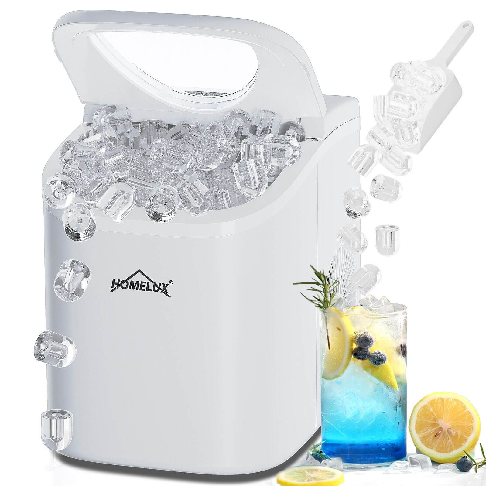 Intelligente Kontrollleuchten an der Eiswürfelmaschine