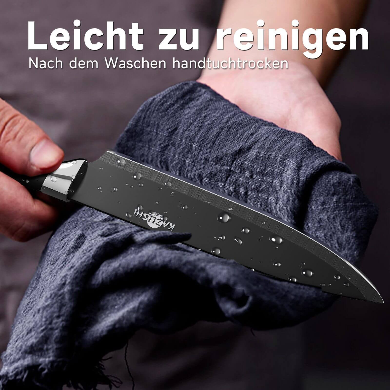 Messer Set mit modernem Design – Ideal für stilvolle Küchen.