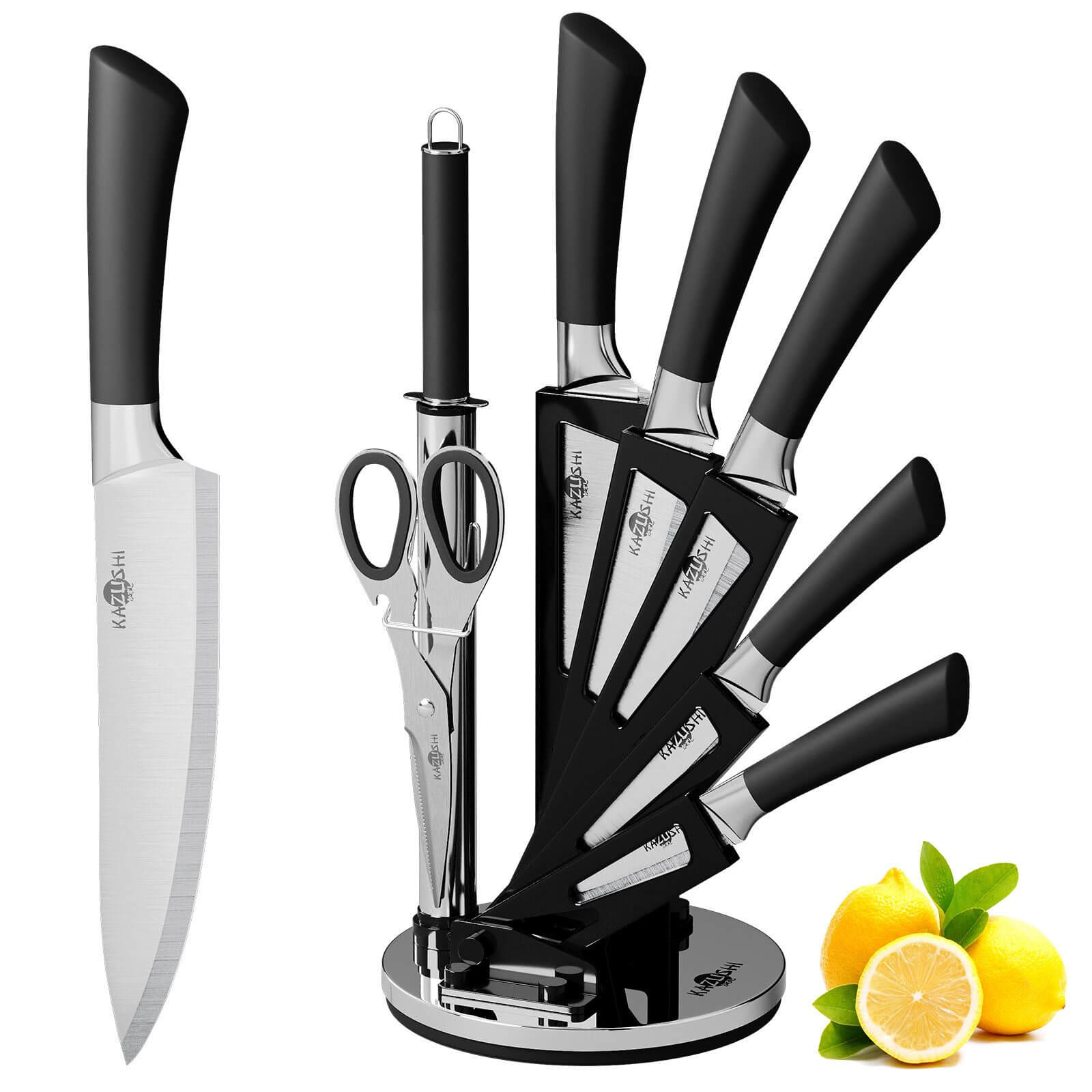 Ergonomisches Messer Set – Komfortables Schneiden mit rutschfesten Griffen.