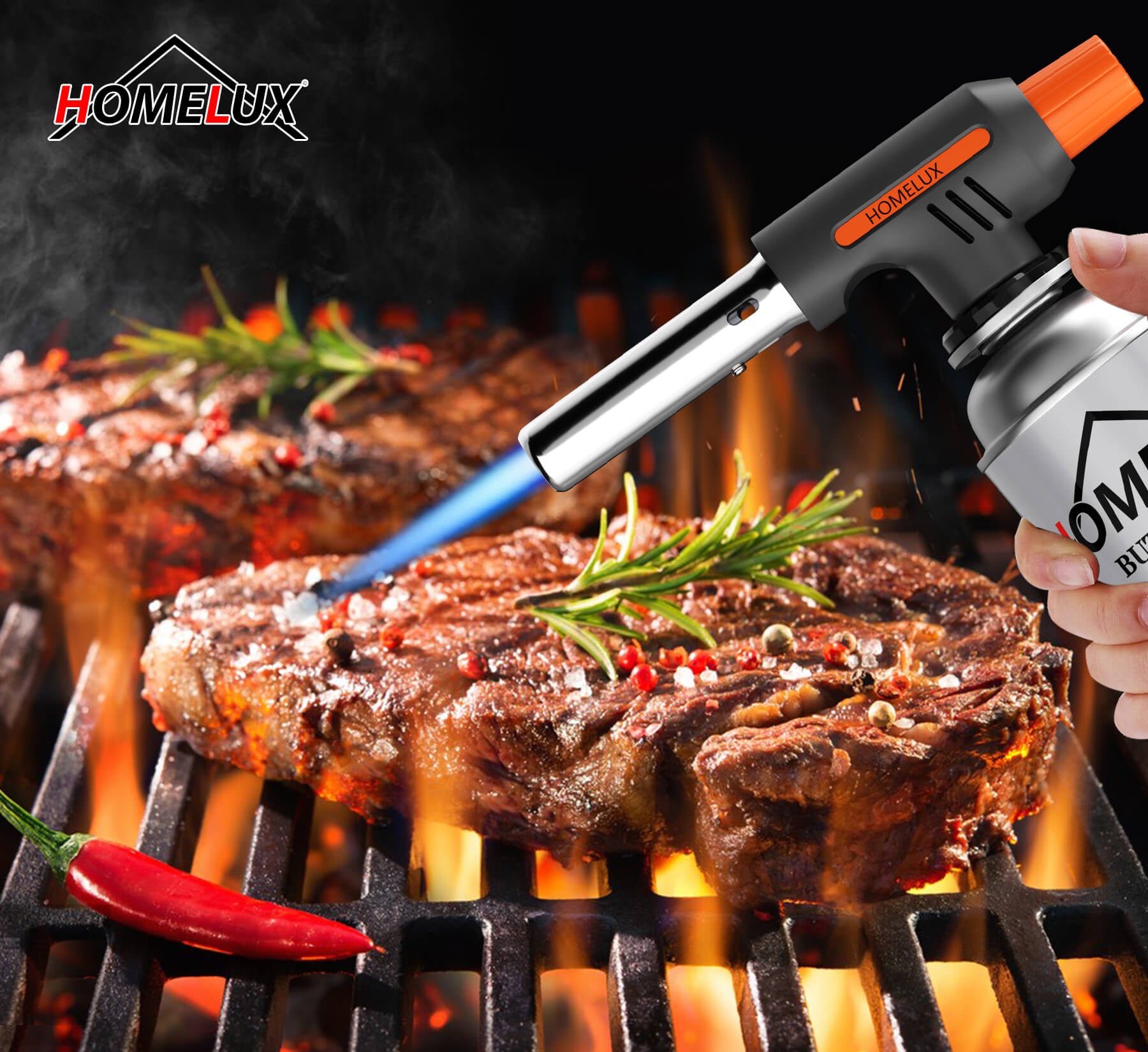 Tragbarer Camping-Gasbrenner für flexible Anwendungen