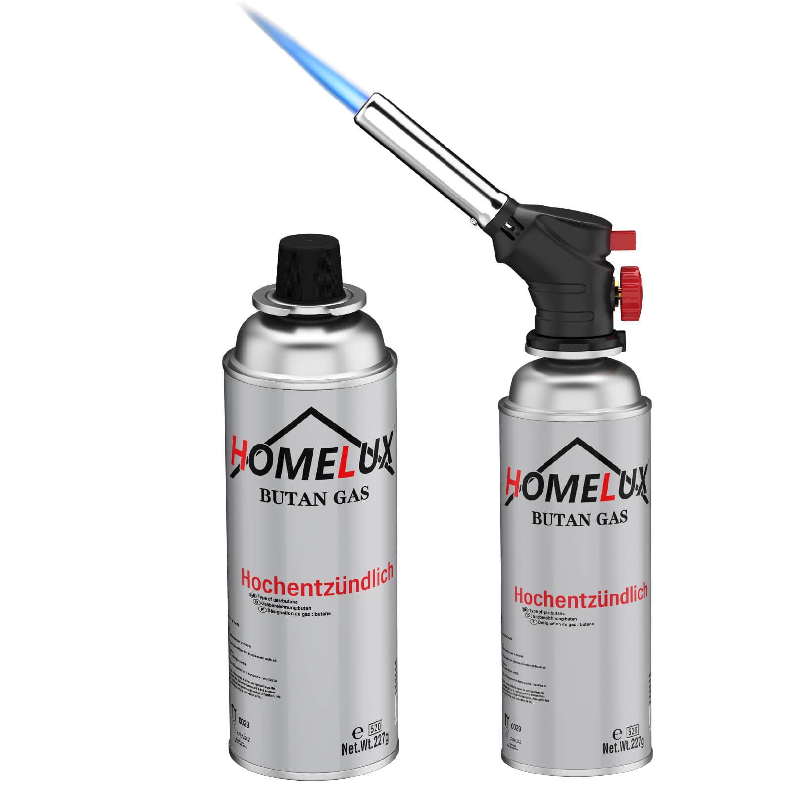 Flambierbrenner mit ergonomischem Design für komfortable Nutzung